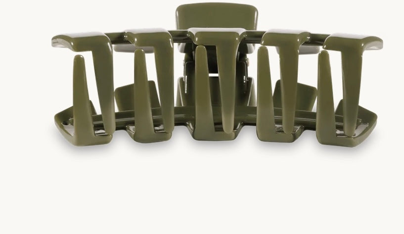 Classic Hair Clip in Olive