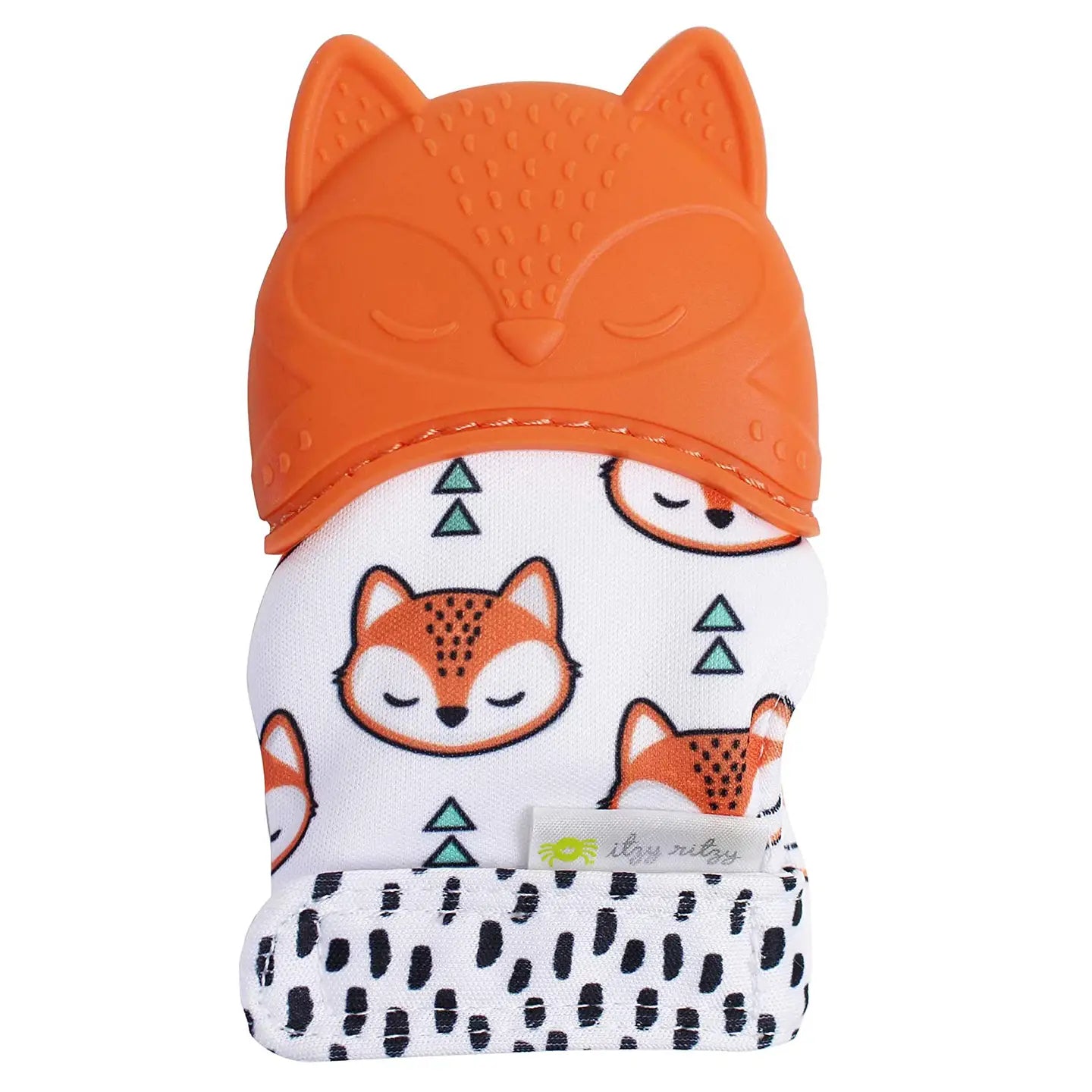 Itzy Mitt™ Silicone Teething Mitts- Fox