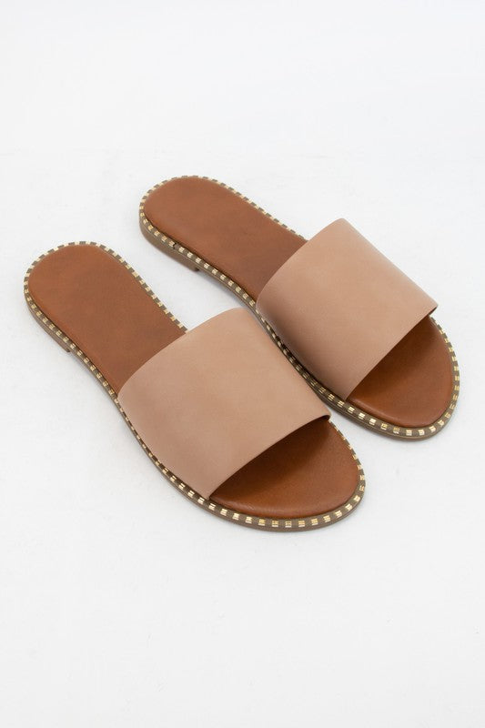 Micah Slide Sandals**FINAL SALE**