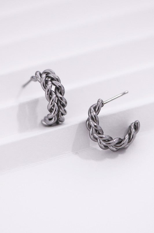 Non-Tarnish Waterproof Stainless Steel Hoops