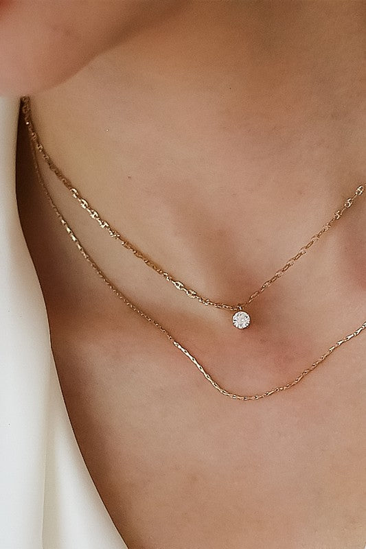 18K Non-Tarnish Stainless Steel Dainty Chain Necklace