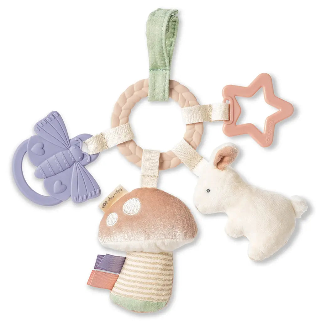 Bitzy Busy Ring™ Teething Activity Toy-Bunny