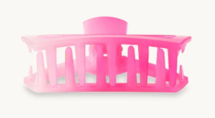 Open Hair Clip in Pink Ombre