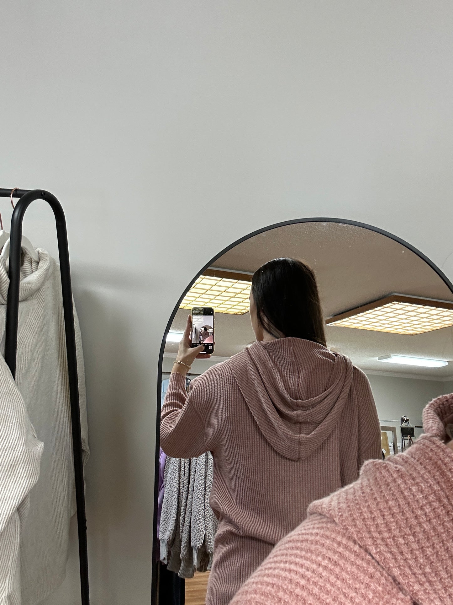 Jagg Hooded Shacket in Blush**FINAL SALE**