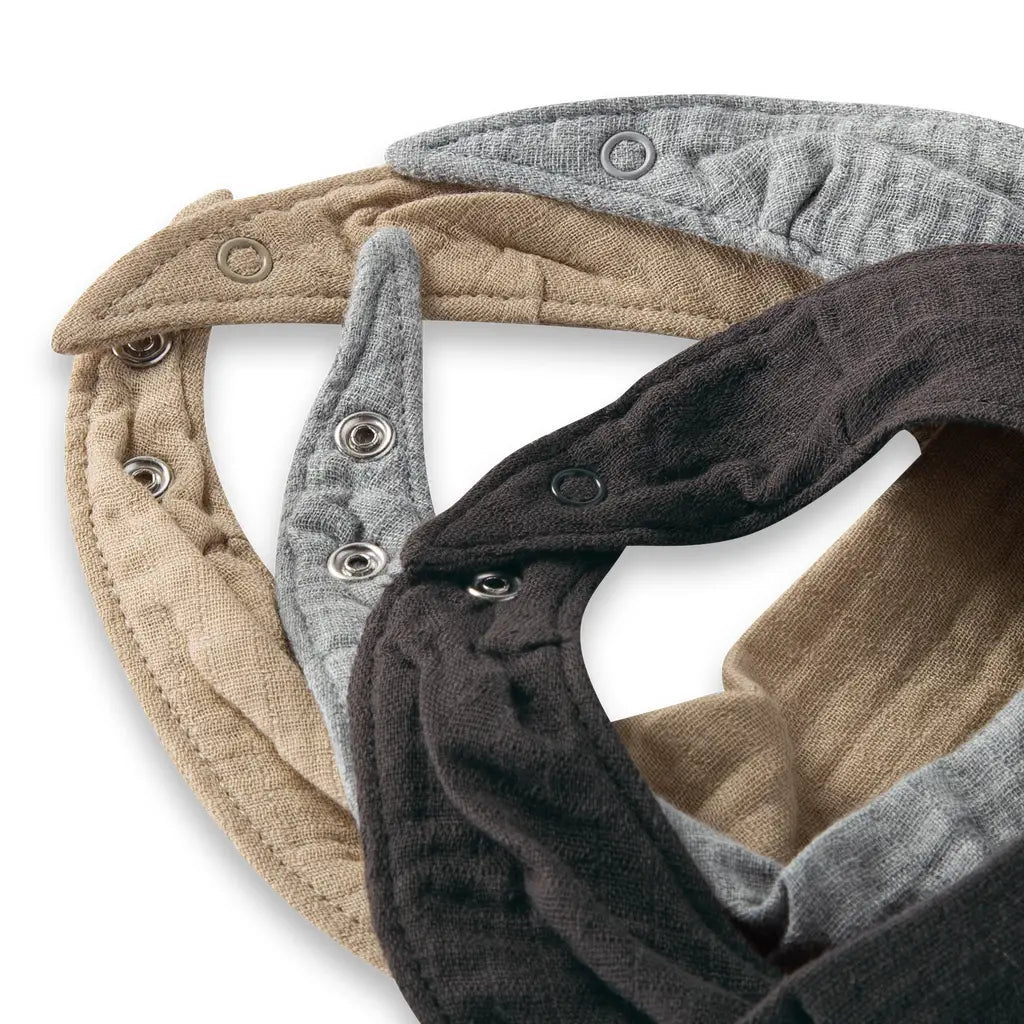 Organic Cotton Baby Bandana Bibs