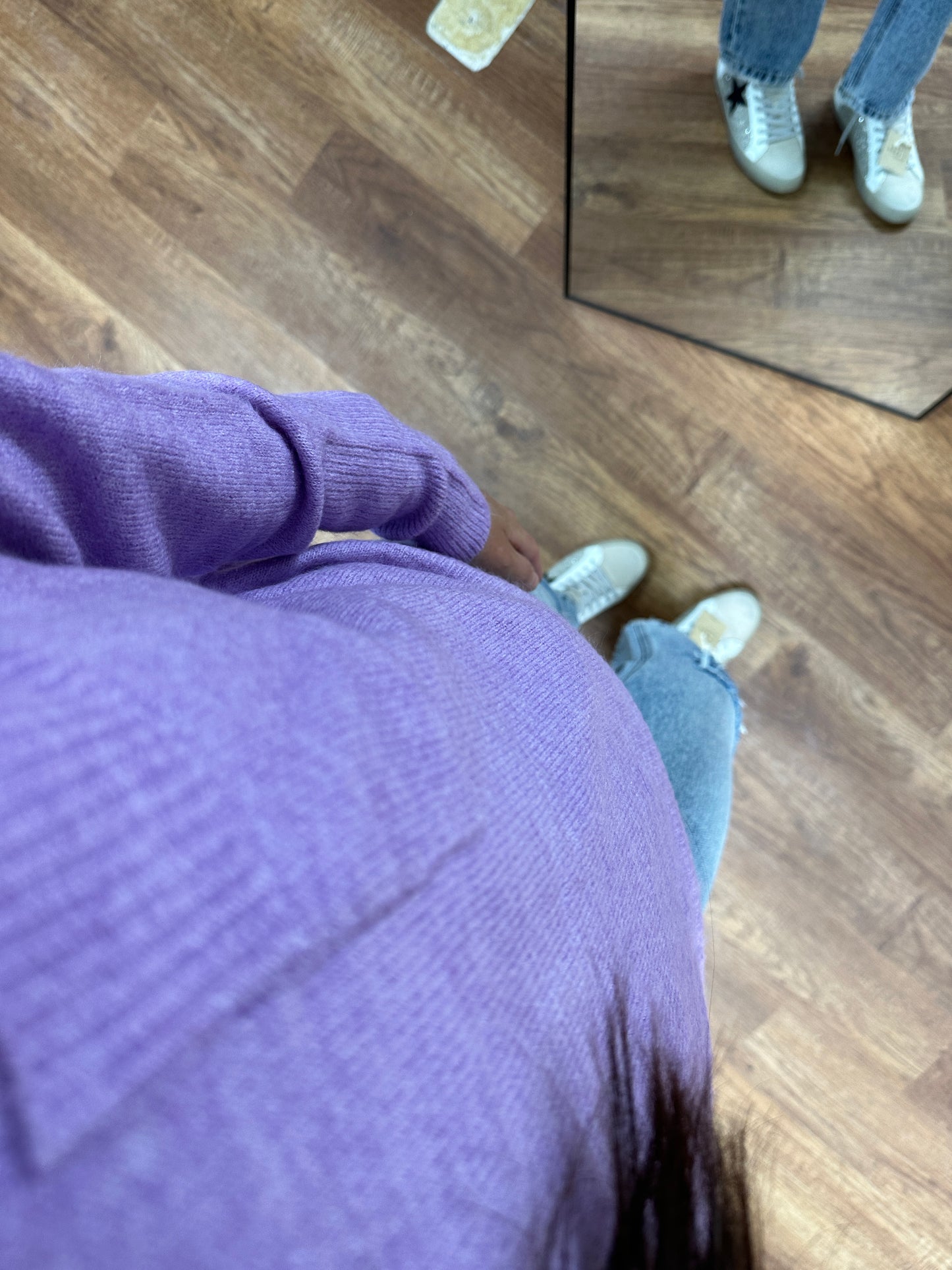 Sinclair Sweater in Lavender**FINAL SALE**