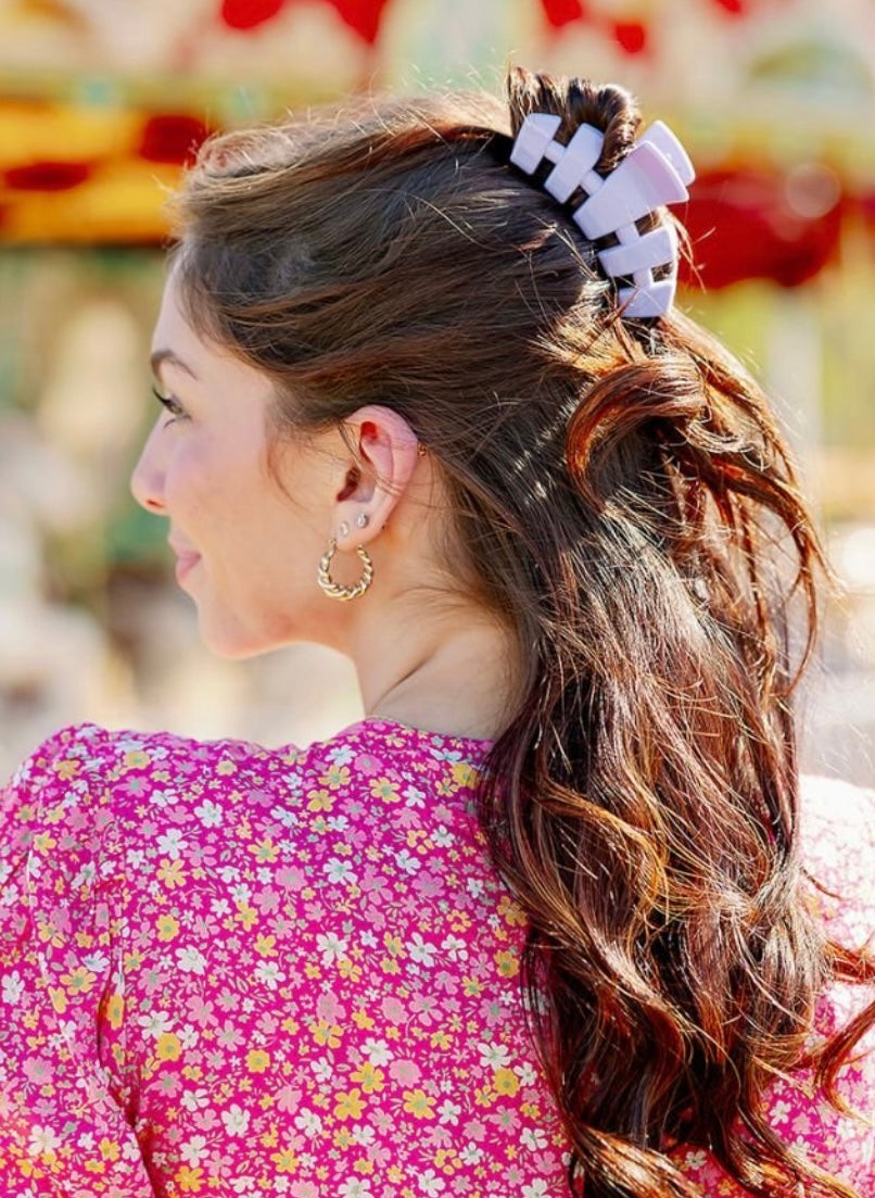 Classic Hair Clip in Lilac You**FINAL SALE**