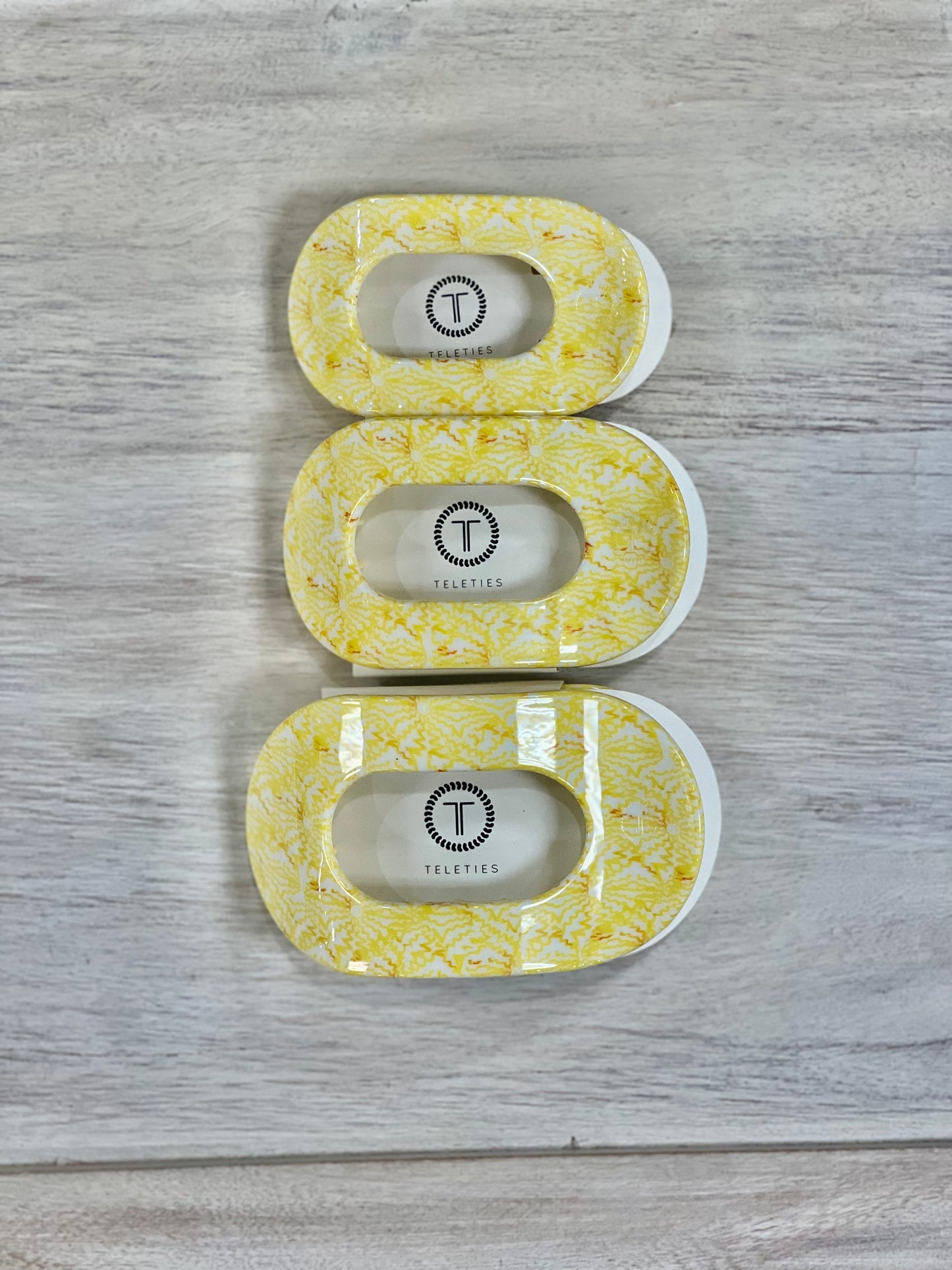 Flat Round Hair Clip in Fun in the Sun