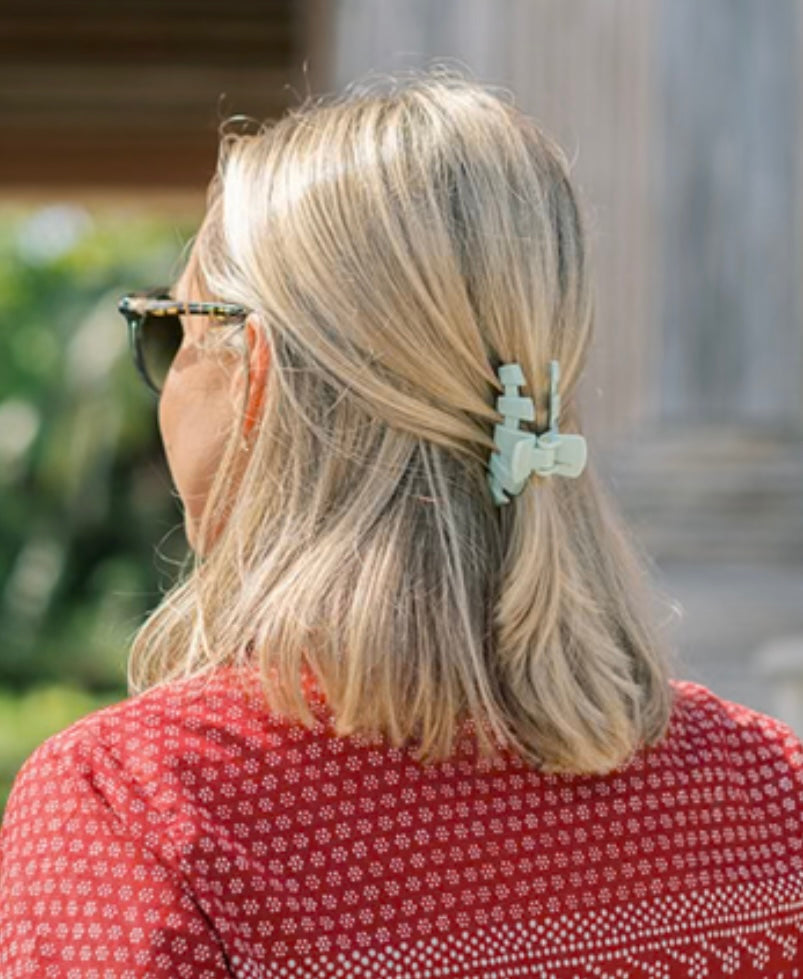 Classic HAir Clip in Coastal Christmas
