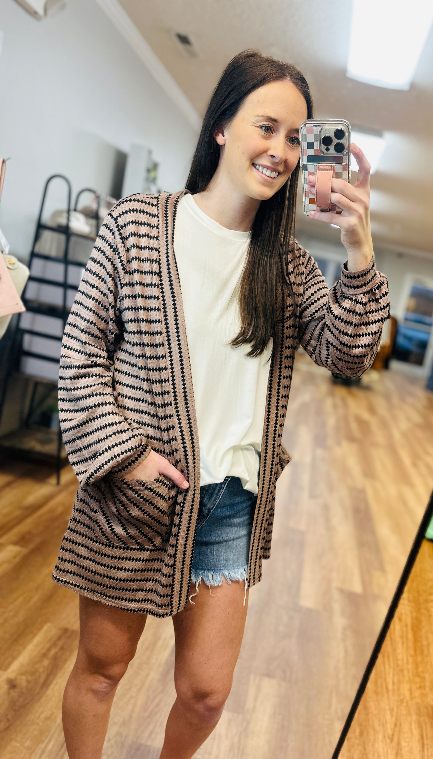 Deanna Cardigan in Cocoa