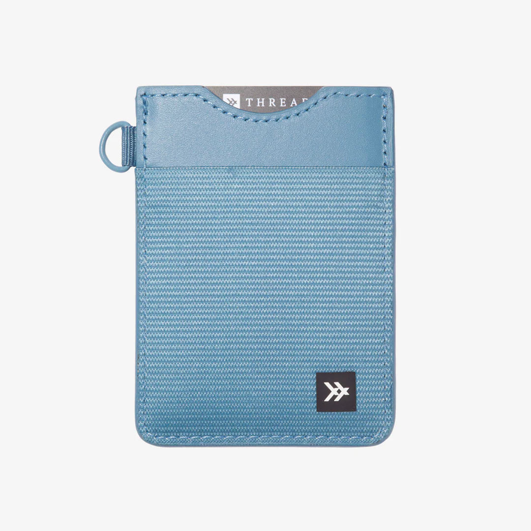 Vertical Wallet in Surf Blue