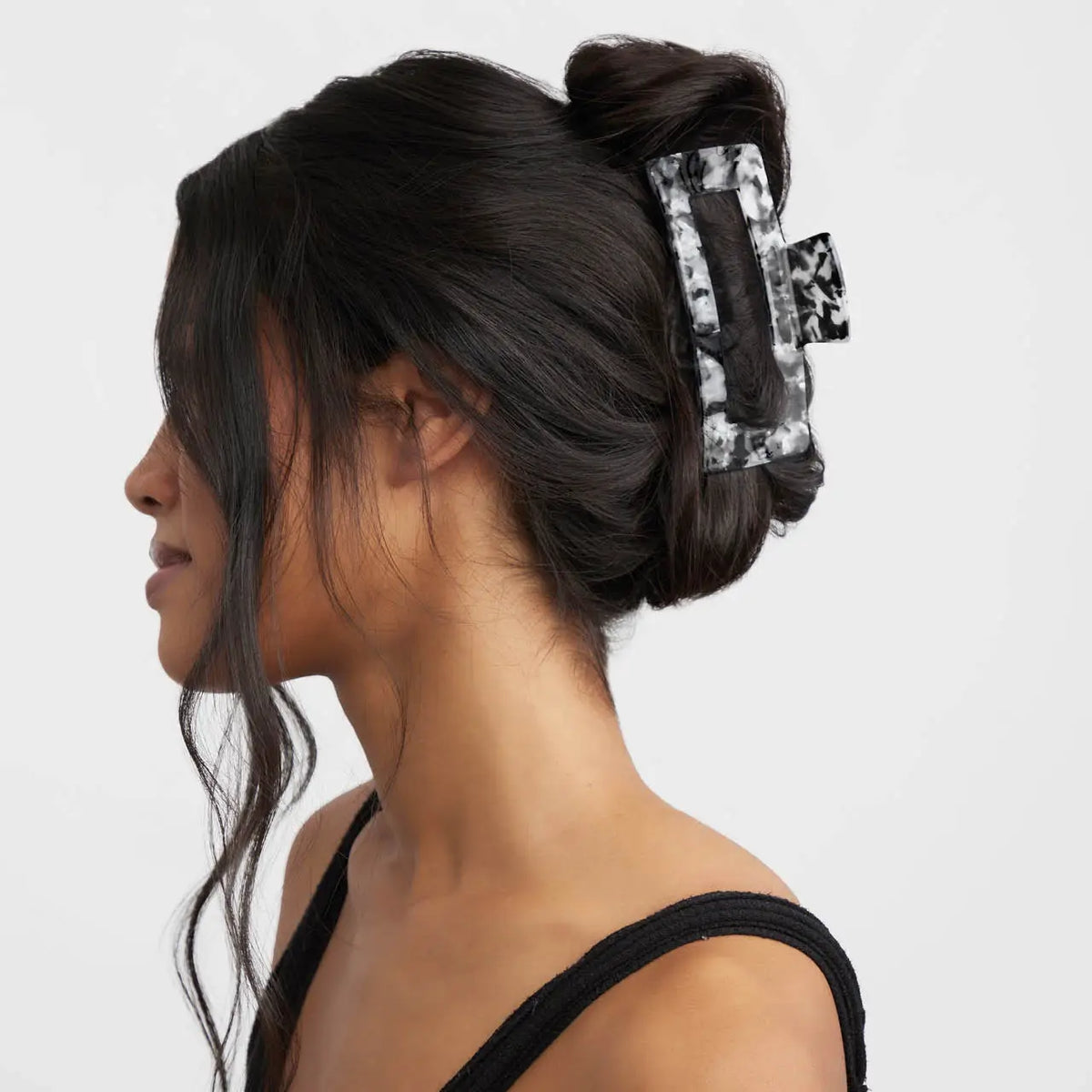 Friendly Jumbo Open Shape Claw Clip - Black