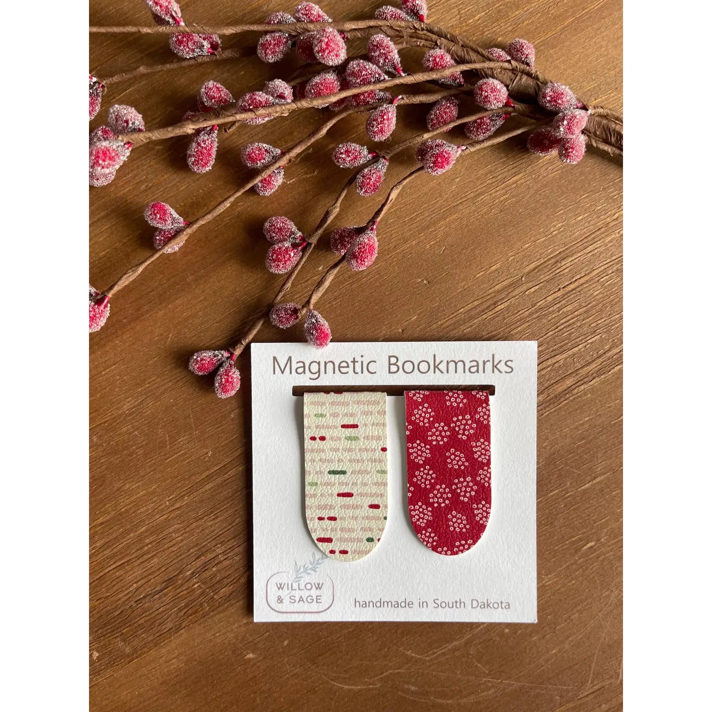 Magnetic Bookmark Pair-Braille Multi