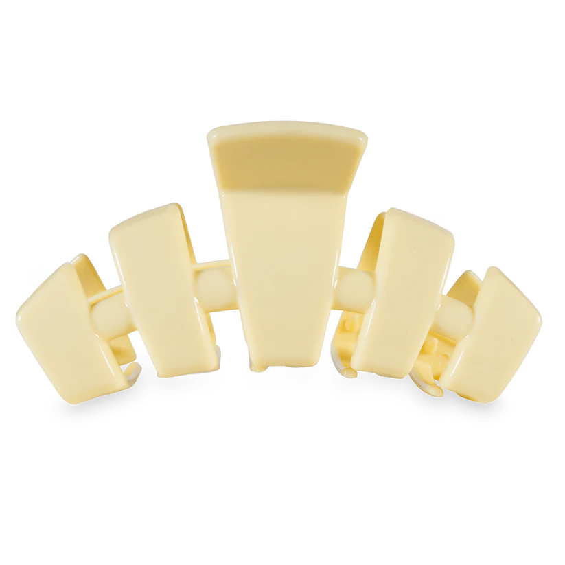 Classic Hair Clip-Butter Yellow