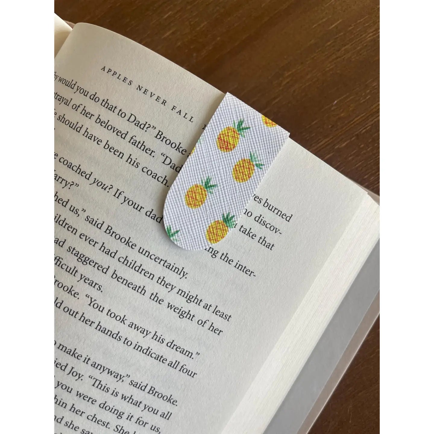 Pineapple Magnetic Bookmark Pair