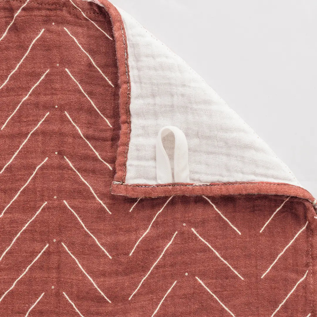 Breastfeeding Boss™ Rust Mudcloth