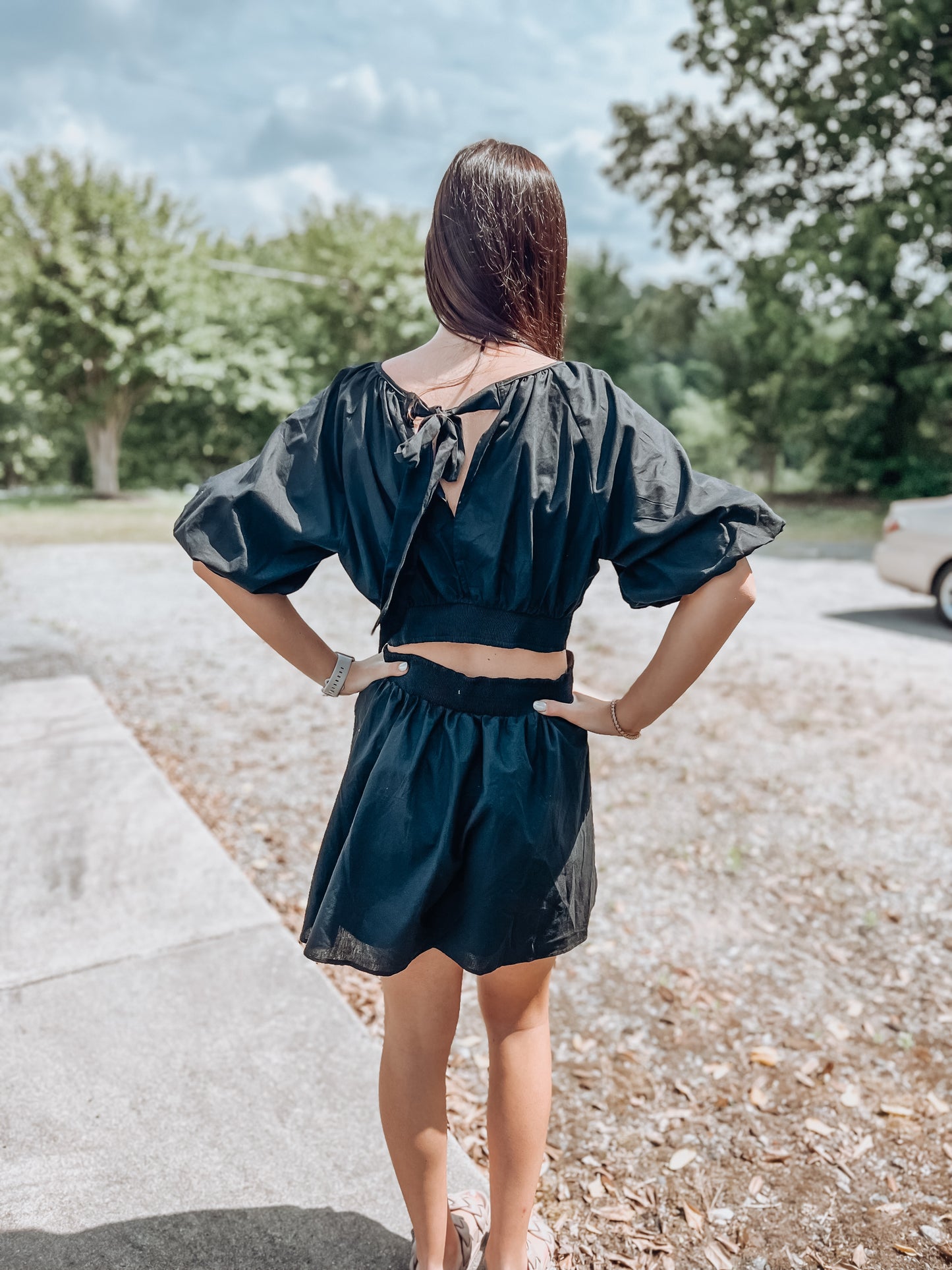 Cade Mini Dress in Black**FINAL SALE**