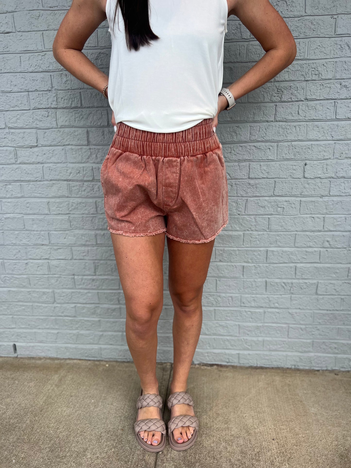 Willow Washed Twill Shorts**FINAL SALE**