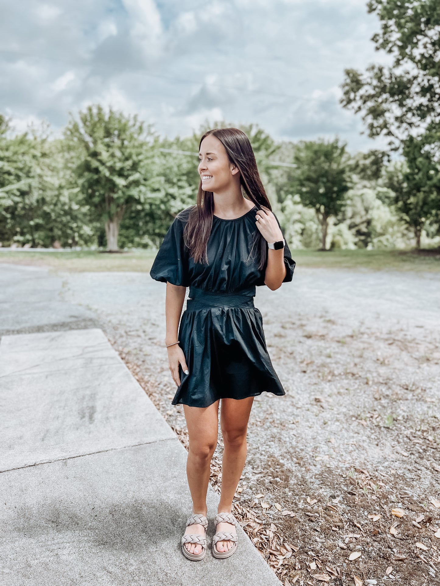 Cade Mini Dress in Black**FINAL SALE**