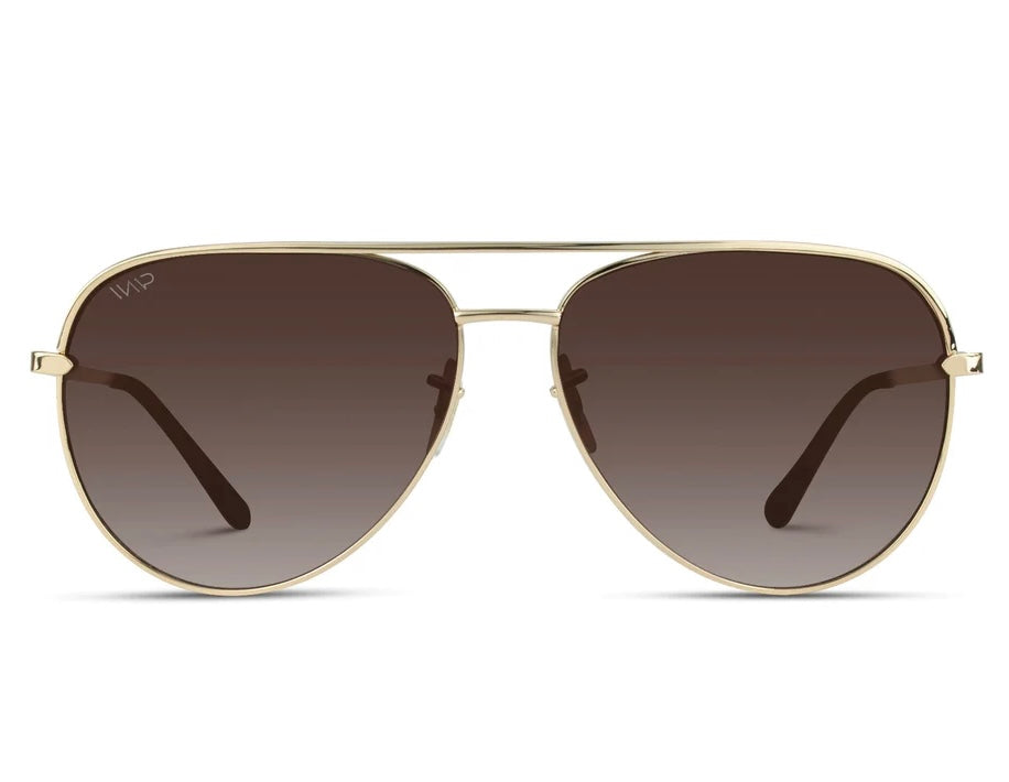 MILA in Gold Frame/Brown Lens