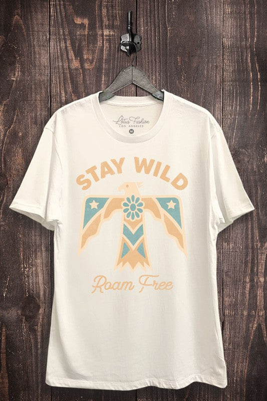 Stay Wild Roam Free Graphic Tee**FINAL SALE**