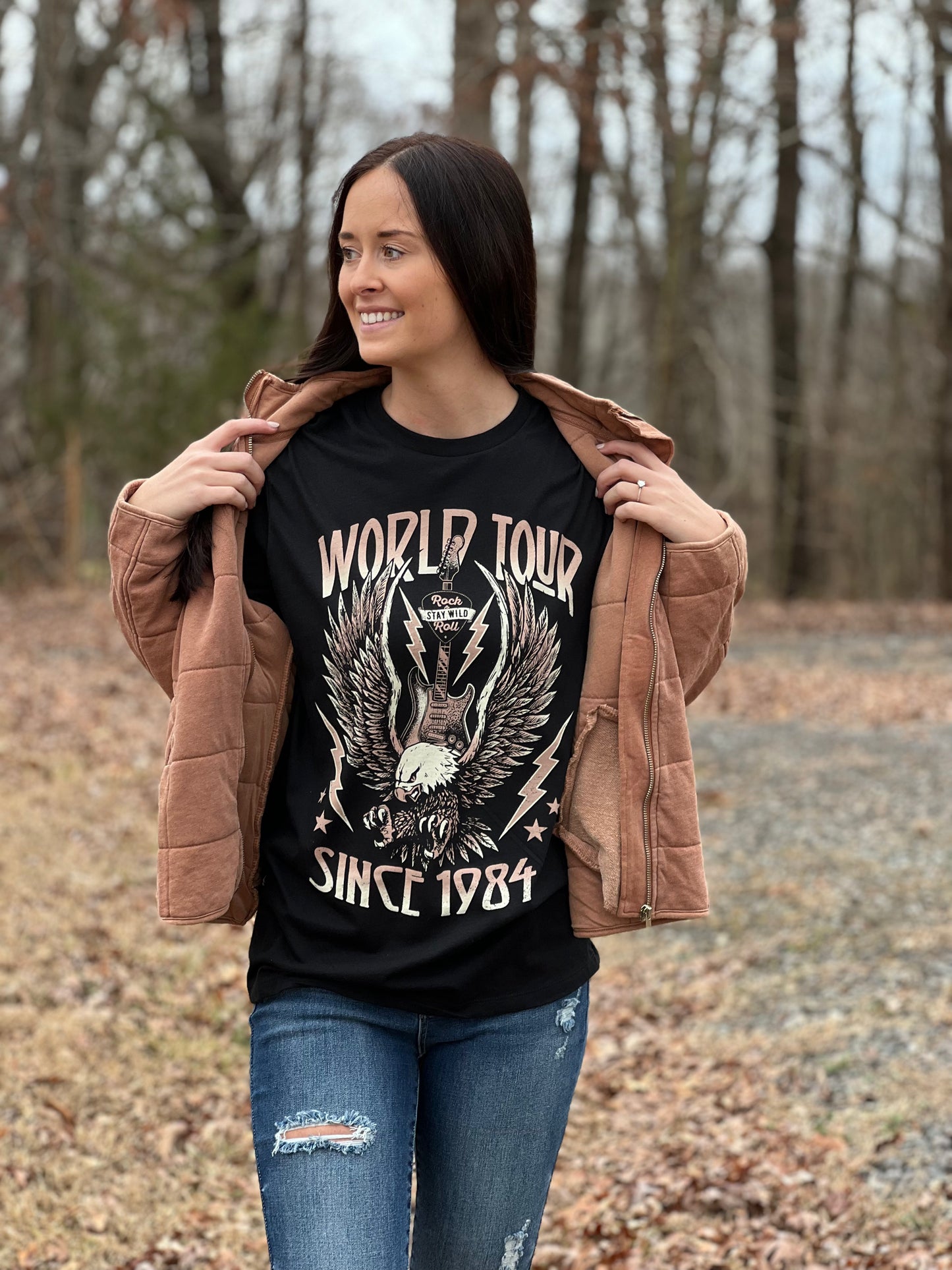 World Tour Since 1984 Graphic Tee**FINAL SALE**