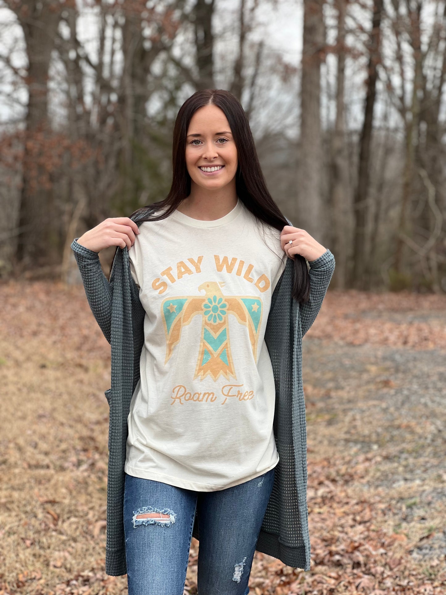 Stay Wild Roam Free Graphic Tee**FINAL SALE**