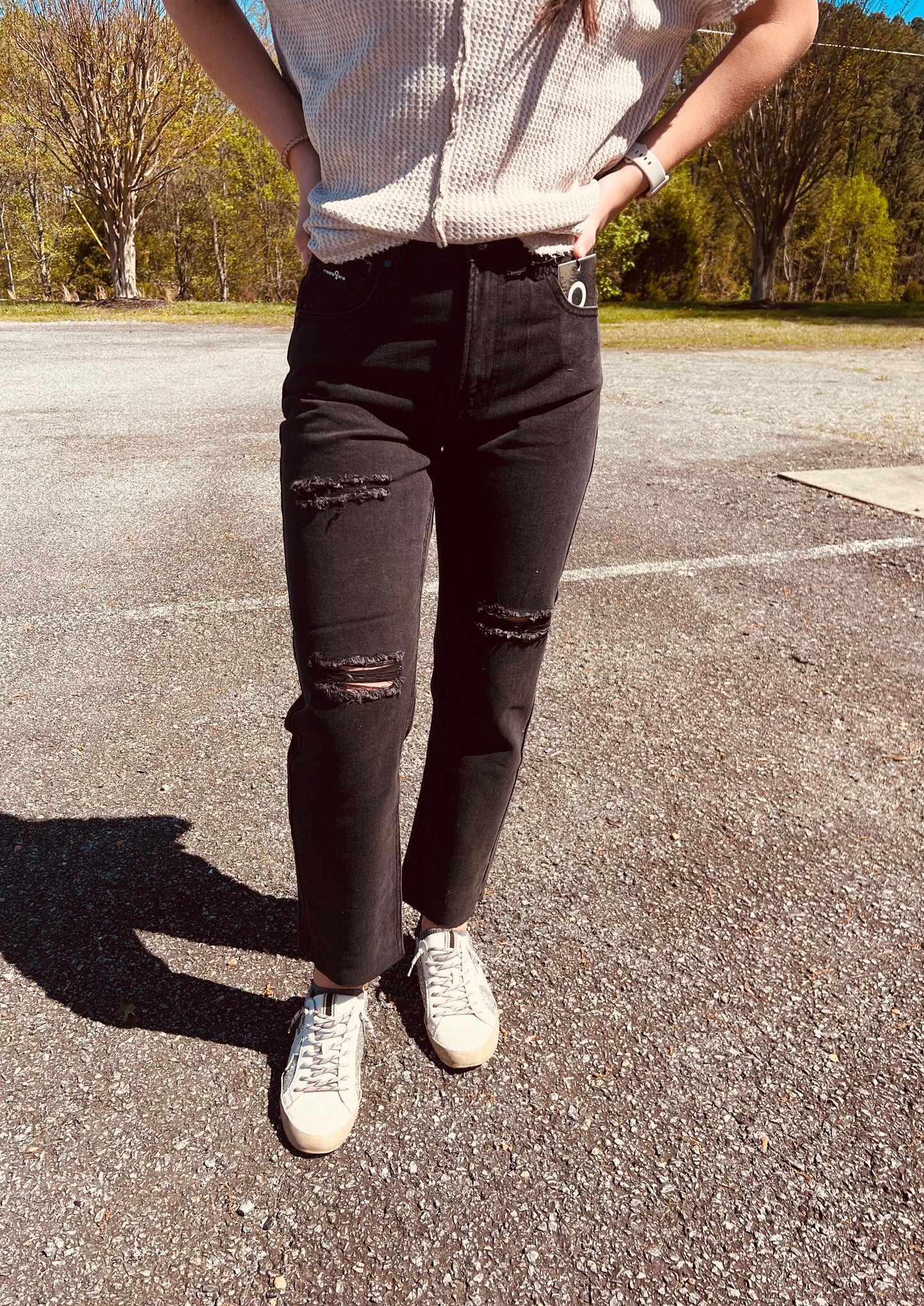 Paxton Black Denim Jeans**FINAL SALE**