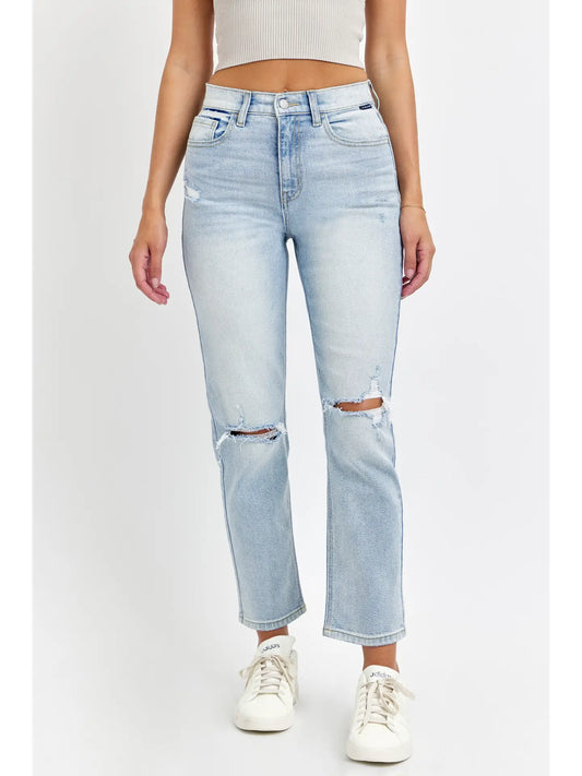 Blake High Rise Straight Back Pockets by Cello