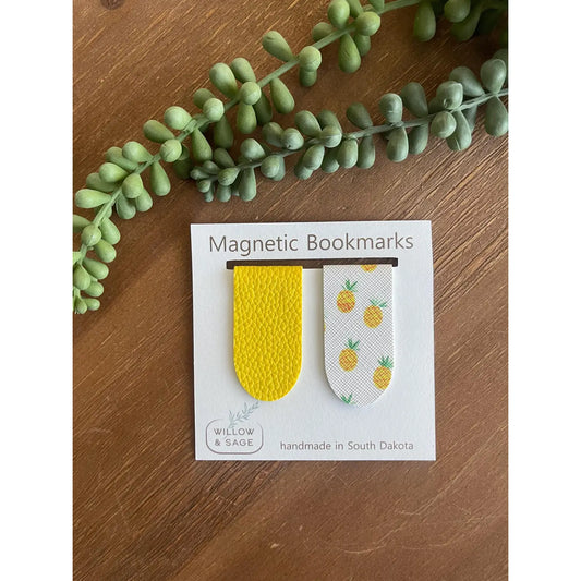 Pineapple Magnetic Bookmark Pair