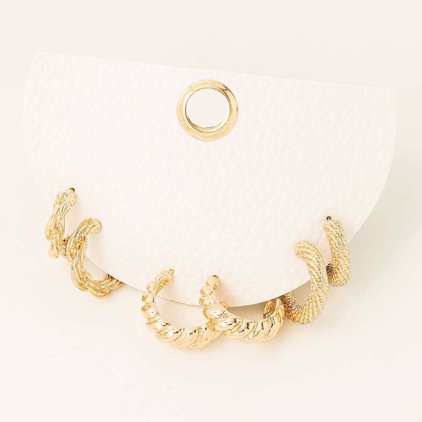 Assorted Hoop Twist Earrings Set