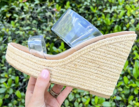 Sunrise Wedge Sandal by Soda**FINLA SALE**