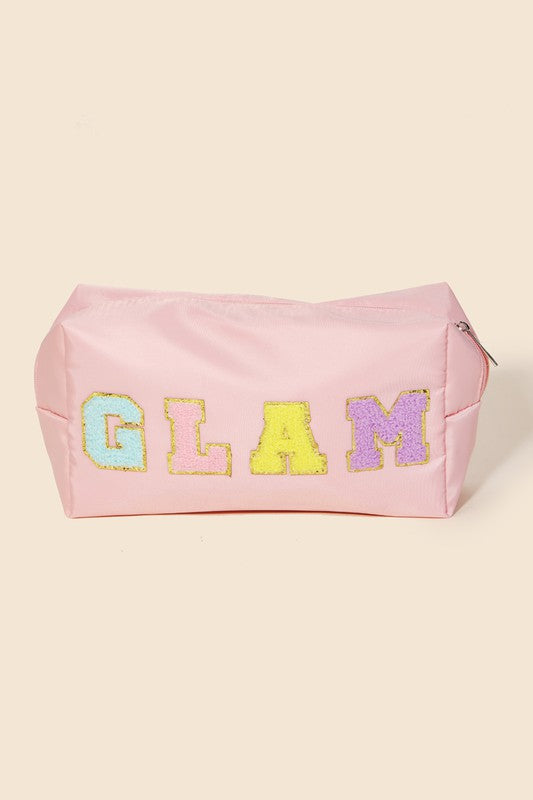 Glam Print Travel Cosmetic Bag**FINAL SALE**