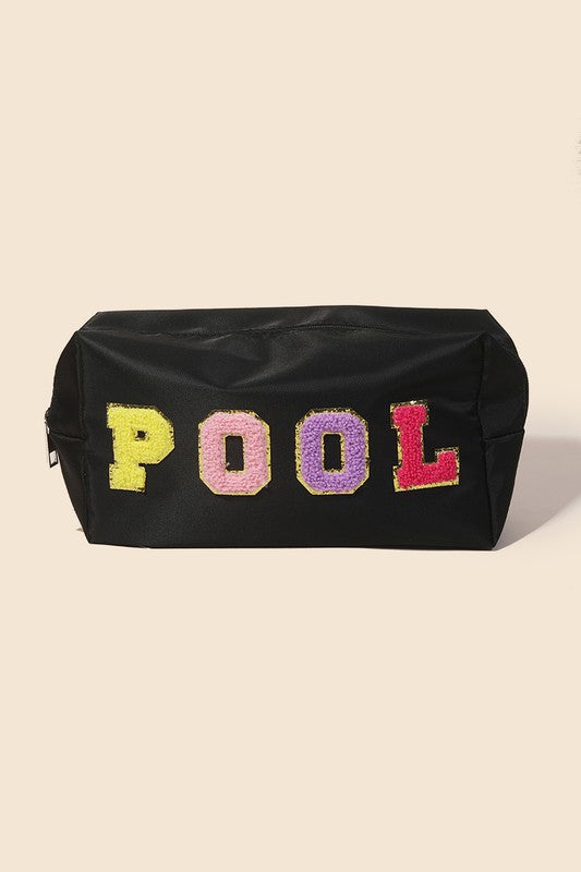 Pool Print Travel Cosmetic Bag