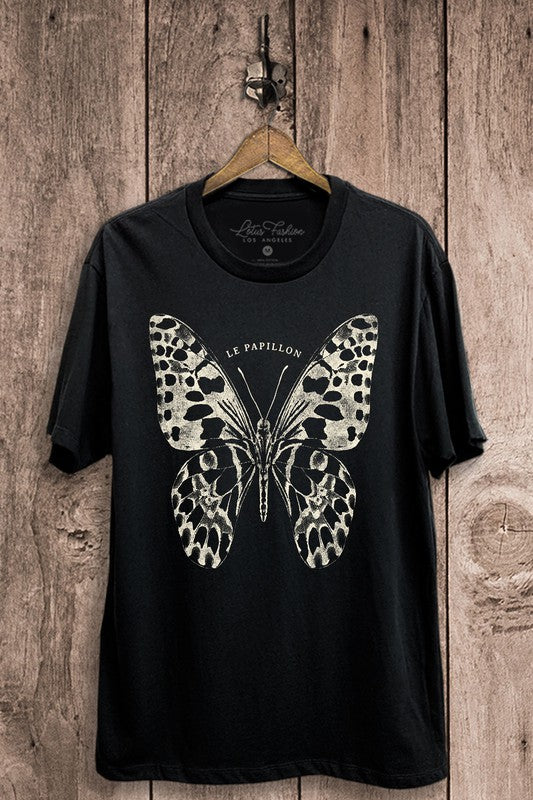 Freedom Butterfly Graphic Tee