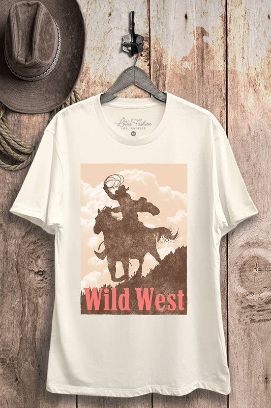 Wild West Roping Graphic Tee