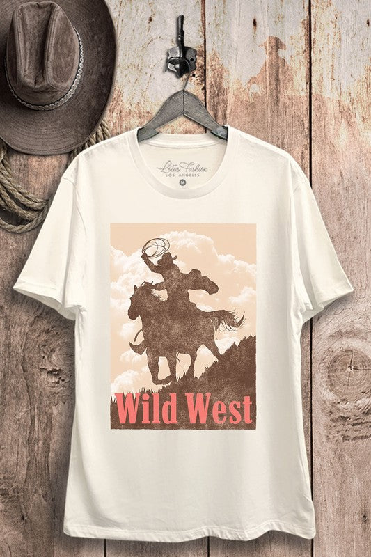 Wild West Roping Graphic Tee**FINAL SALE**