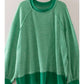 Vintage Thermal Sweater-Green