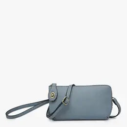 Kendall Crossbody/Wristlet w/ Twist Lock Closure in Capri Blue