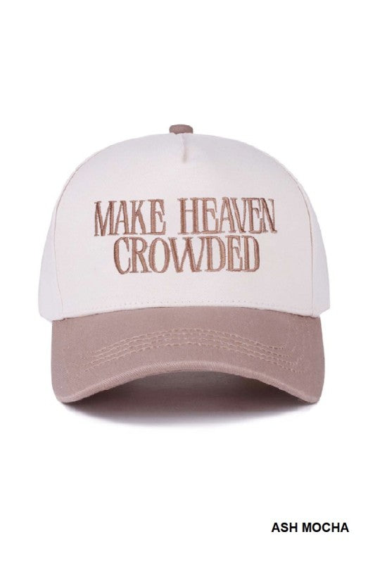 Make Heaven Crowded Cap-Mocha
