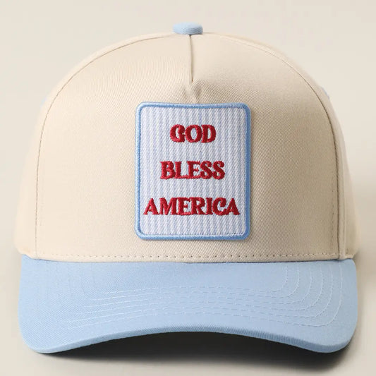 God Bless America Trucker Hat