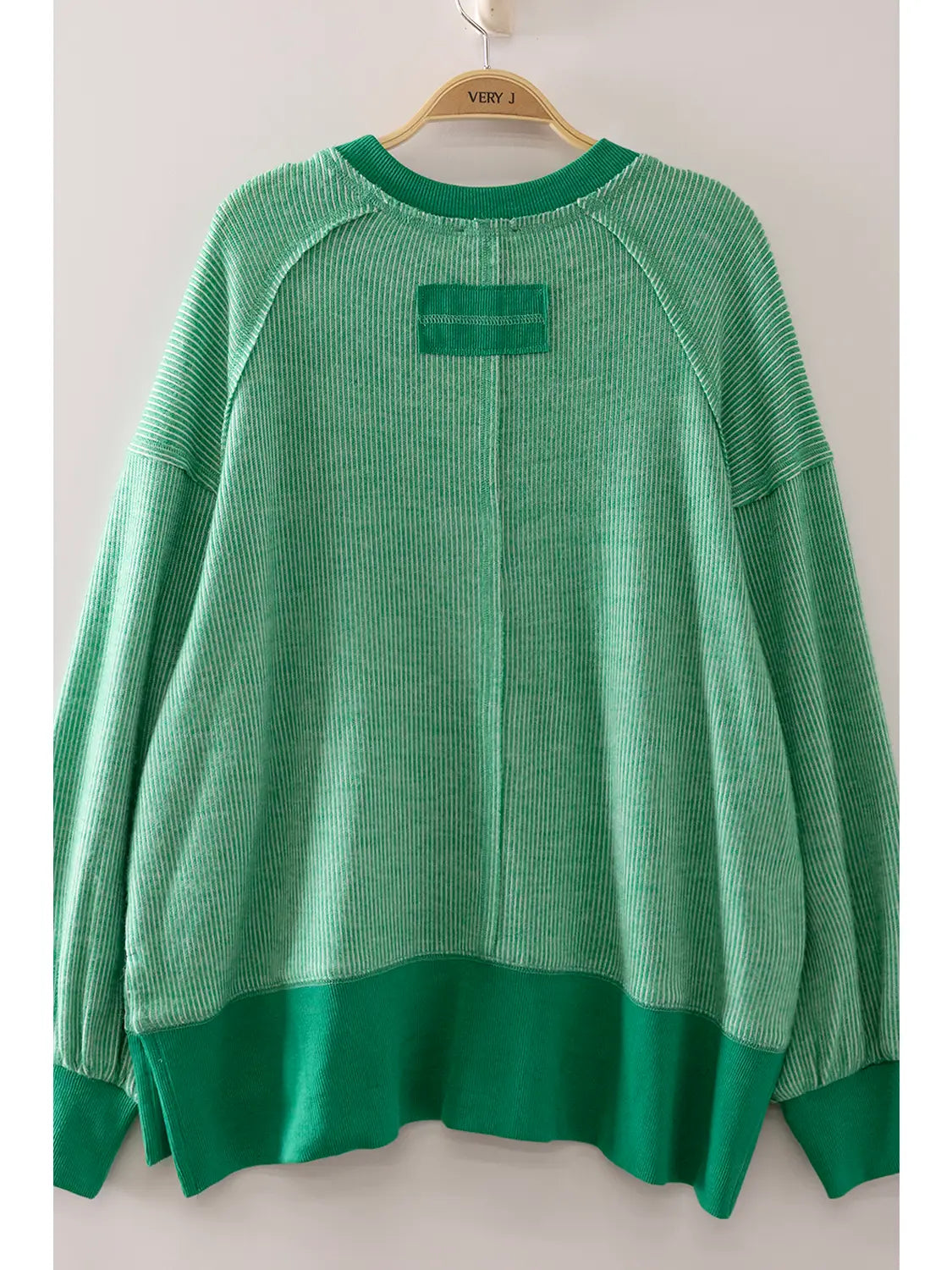 Vintage Thermal Sweater-Green
