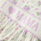 Floral “I ❤ Mama” Smocked Girls Dress