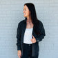 Julie Corduroy Shacket in Ashe Grey**FINAL SALE**