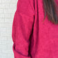 Julie Corduroy Shacket in Cabernet**FINAL SALE**
