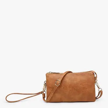 Riley Crossbody in Saddle