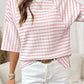 Striped Textured Top