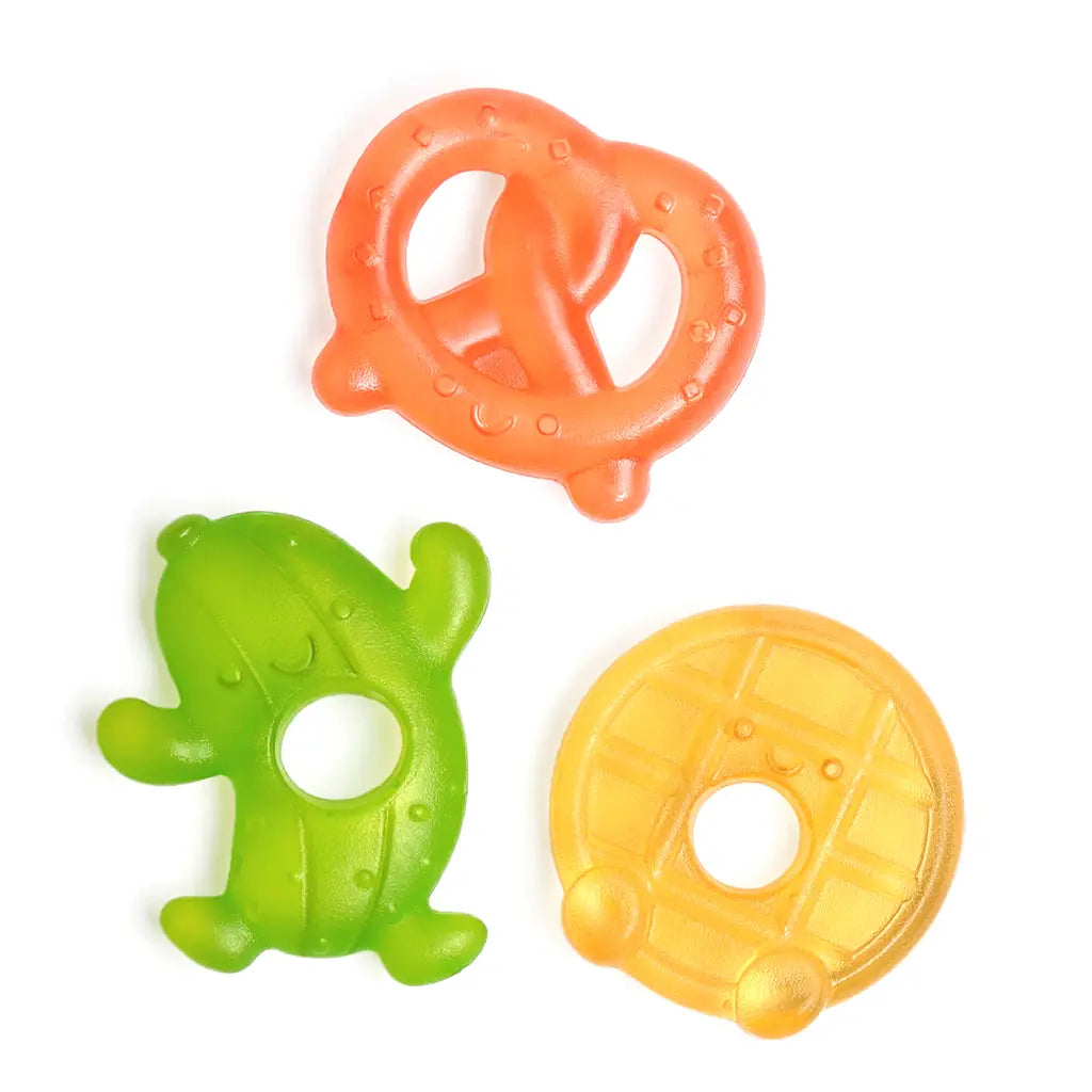 Cutie Coolers™ Water Filled Teethers (3-pack) in Silly Foods