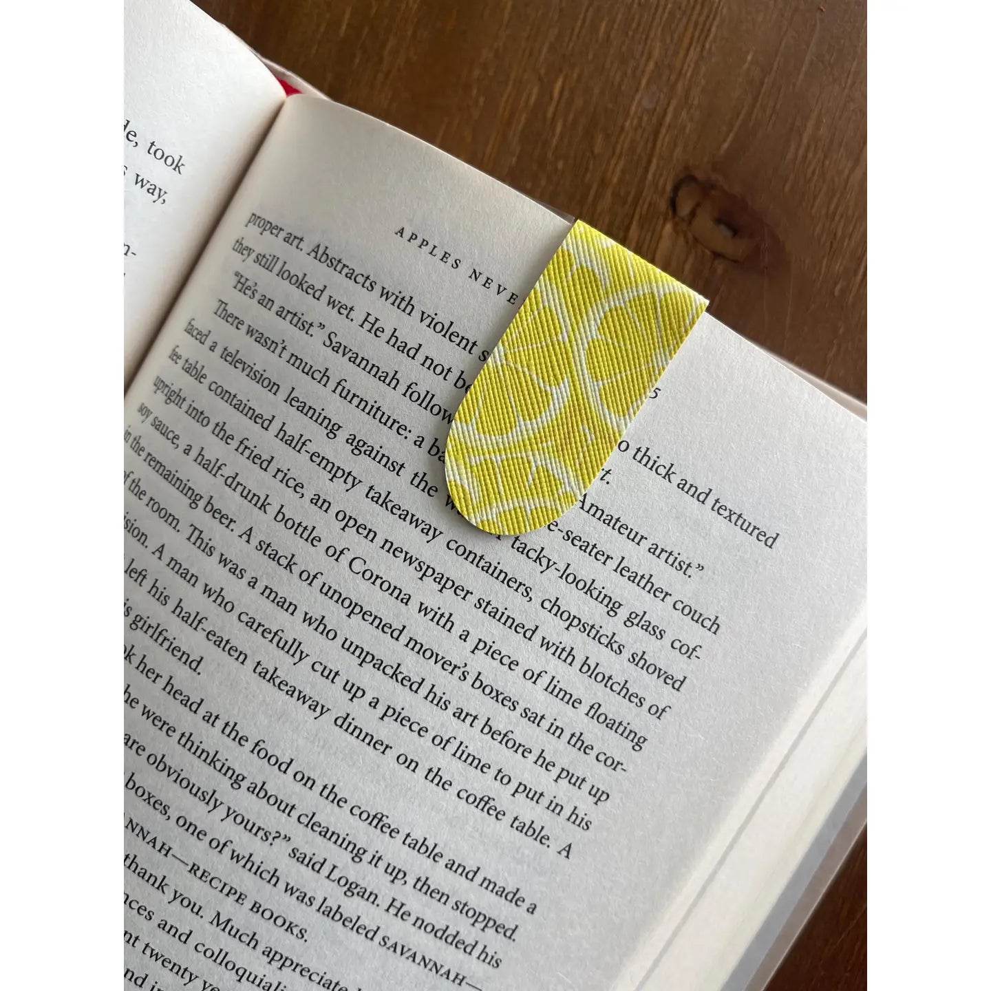 Lemon Magnetic Bookmark Pair