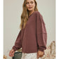 Exposed Seam Detail Top